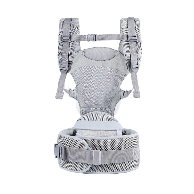 China tactical breathable multifunctional soft structured ergonomic kangaroo Baby wrap sling lumbar support hipseat Carrier