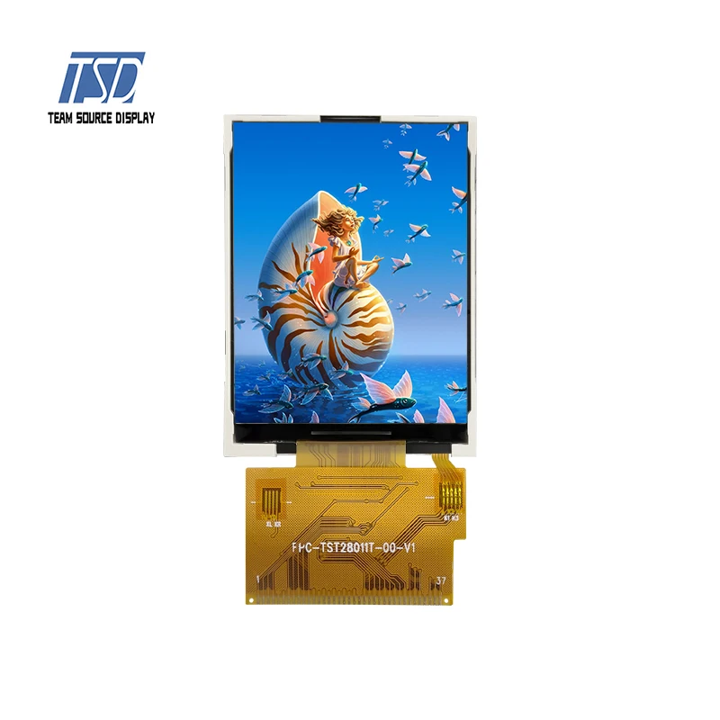 IPS 2.8inch full viewing angle tft lcd display with a interface MCU 8/16-bit and driver ic ILI9341V