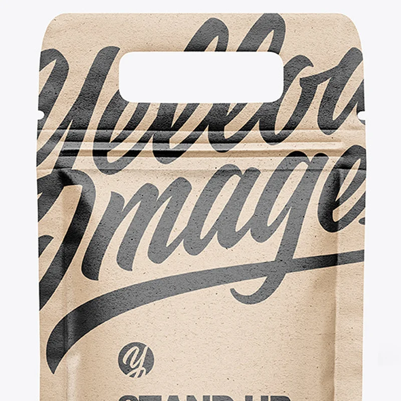 Custom Logo Stand Up Pouch Plastic Ziplock Food China Factory Biodegradable Packaging Bag Printed Carry Bags