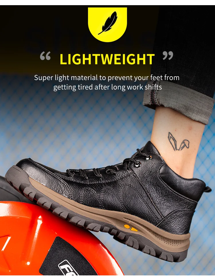 Construction Work Steel Toe Safety Boot