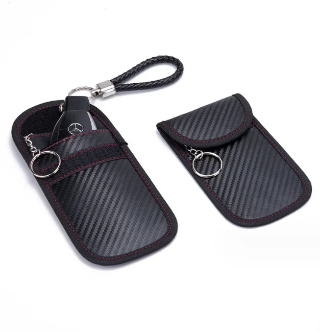China manufacturer wholesale signal blocker blocking faraday pouch for car keys faraday bag