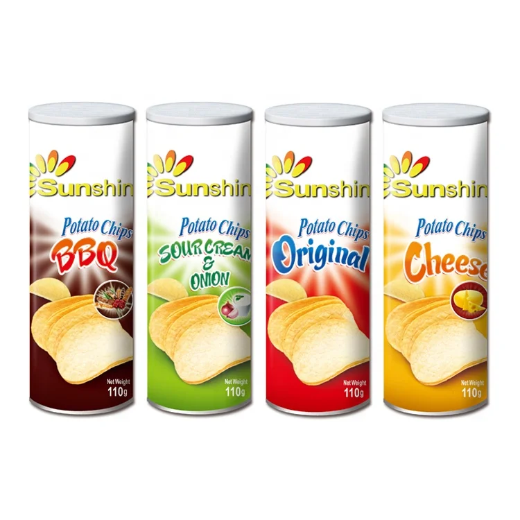 Pringle Style Potato crisps for OEM brand