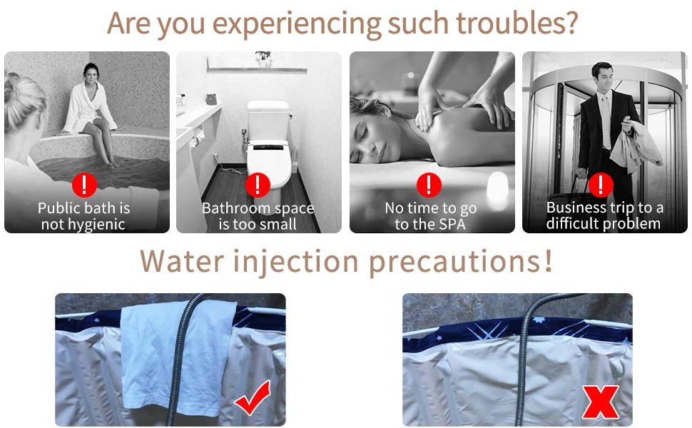 2020 AMAZON FOLDING PORTABLE ADULT KIDS SPA  BATH BARREL TUB