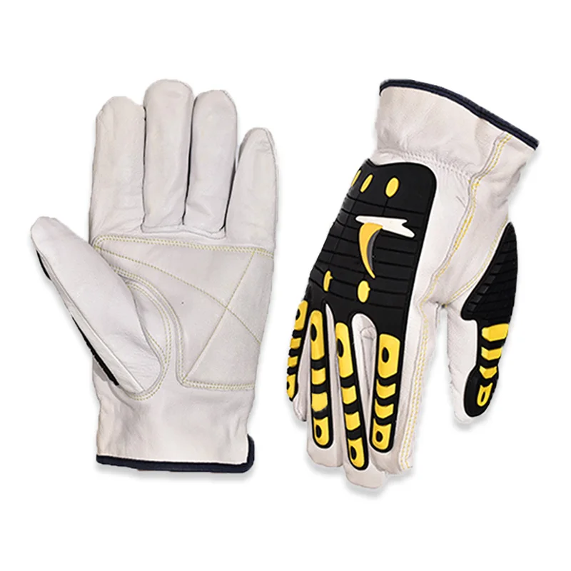 Professional Craft Construction Industrial Cut Resistant Welding Gloves Heavy Duty Level 5 PROTECTION Safety Leather