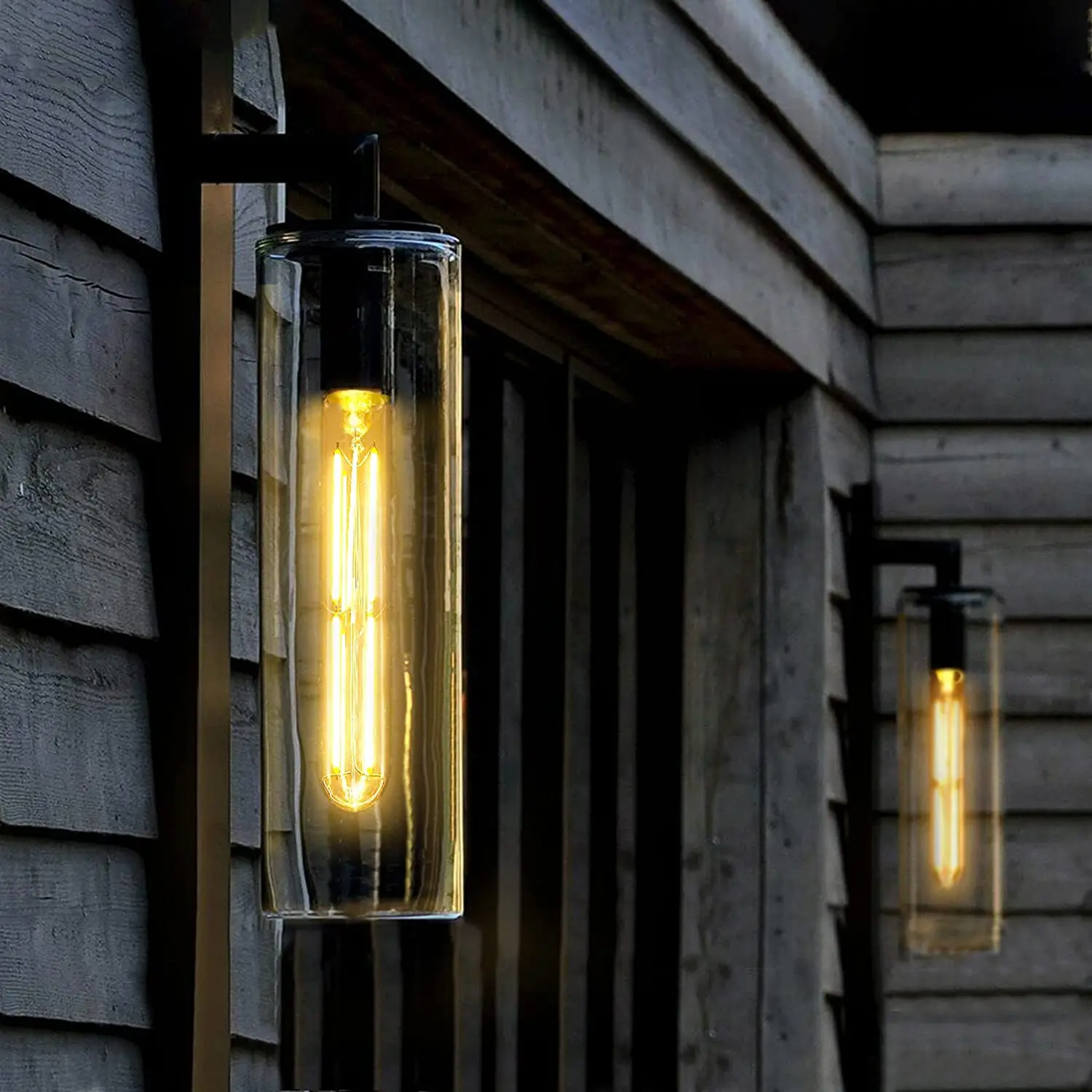 E26 Bulb 60 Watt Tubular, Soft White 2700k Edison Bulb  6W 650LM Dimmable T10 T28 T30 Vintage Tubular Led Bulb Light