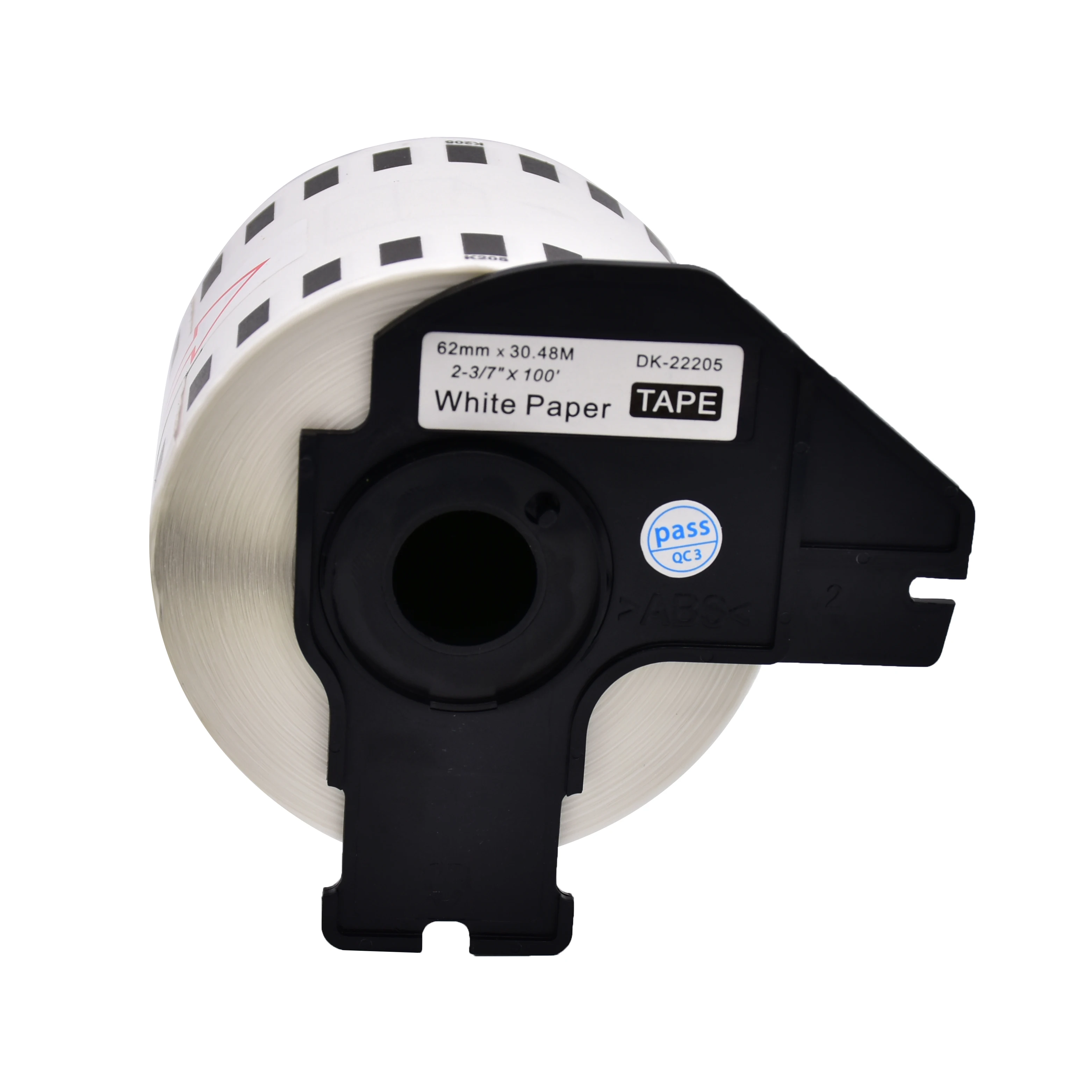 OEM High Quality Cheap 100% Compatible Brother dk-22205 dk22205 dk 2205 62mm*30.48m DK Roll Thermal Label