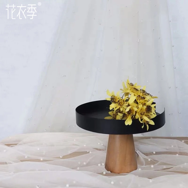 Hot sale Special Design pearl white INS Wedding Backdrop for home Decoration