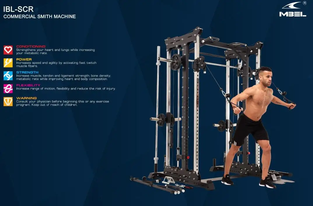 Strength Machine Heavy Duty Commercial Smith Machine For Club