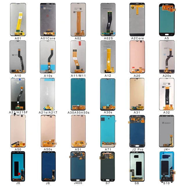Mobile Y7 2018 S8 Touch Only A57 A3S Combo A30S S8 Plus S8  J2 Combo Lcd Display Touch Screen For Samsung Oppo