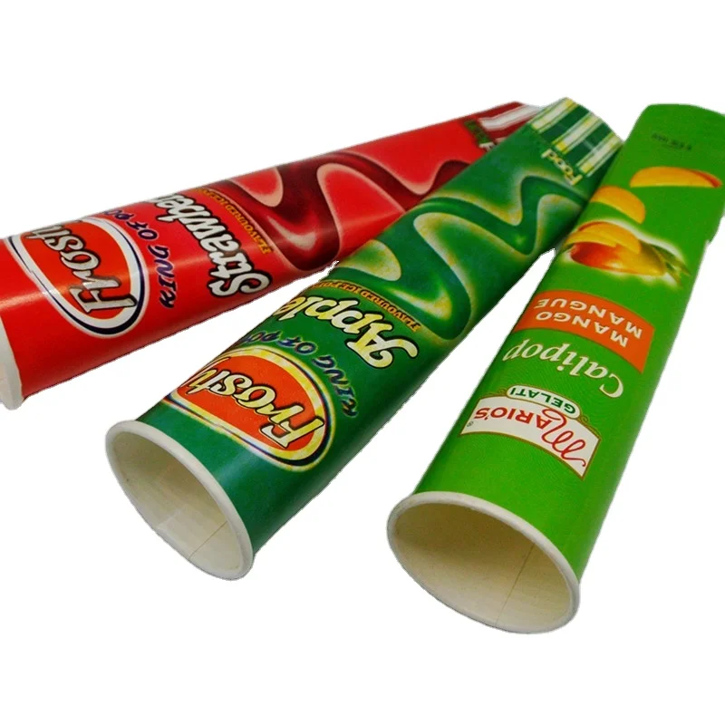 ice cream paper calippo tube food grade frozen paper cup packing