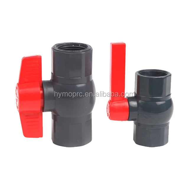 10 лет клапан, высокое качество от китайского производителя пластиковый шаровой кран из ПВХ с муфтой 20 мм