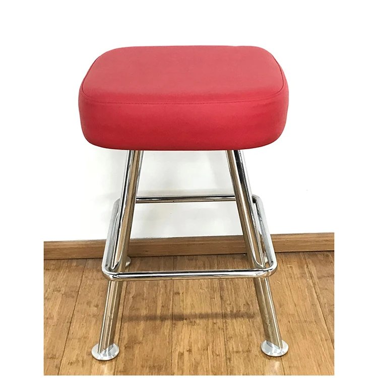 Modern Style Slot Machine Chairs Poker Stainless Base Stool Amazon Red Synthetic Leather Baccarat Chairs