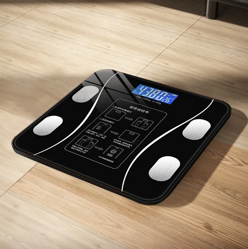 Smart Wireless APP Body Scales Fat Measure Bathroom Body Weighing Scales Hotel Home Use Electronic Scales