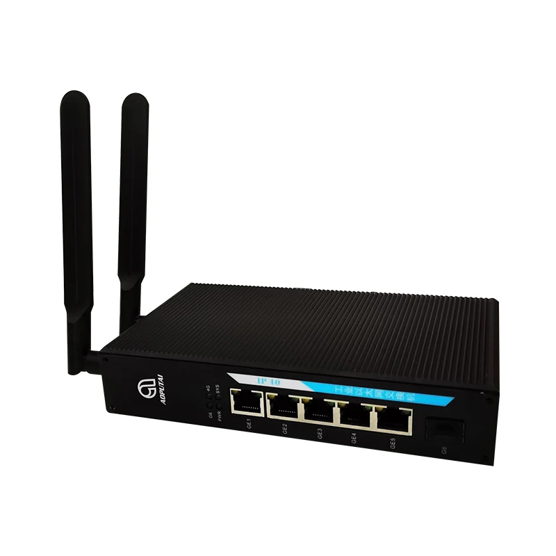 Промышленный Wi-Fi уличный маршрутизатор с поддержкой VPN 4G и sim-картой для железнодорожной сети din