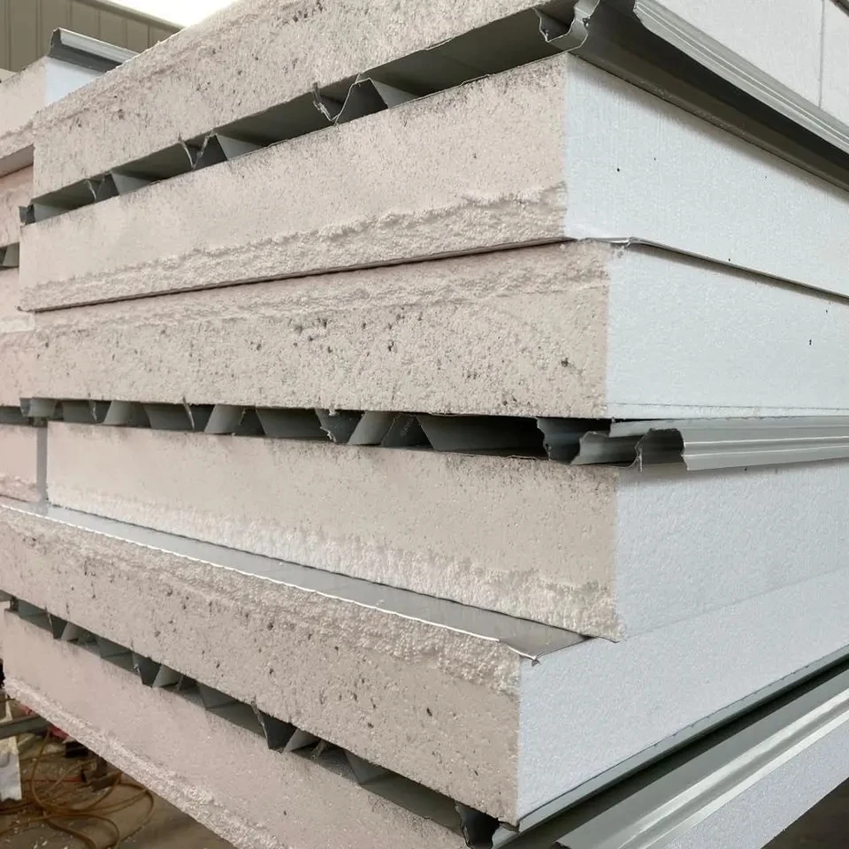 Precast House Concrete EPS Foam Color Steel Sandwich Panels