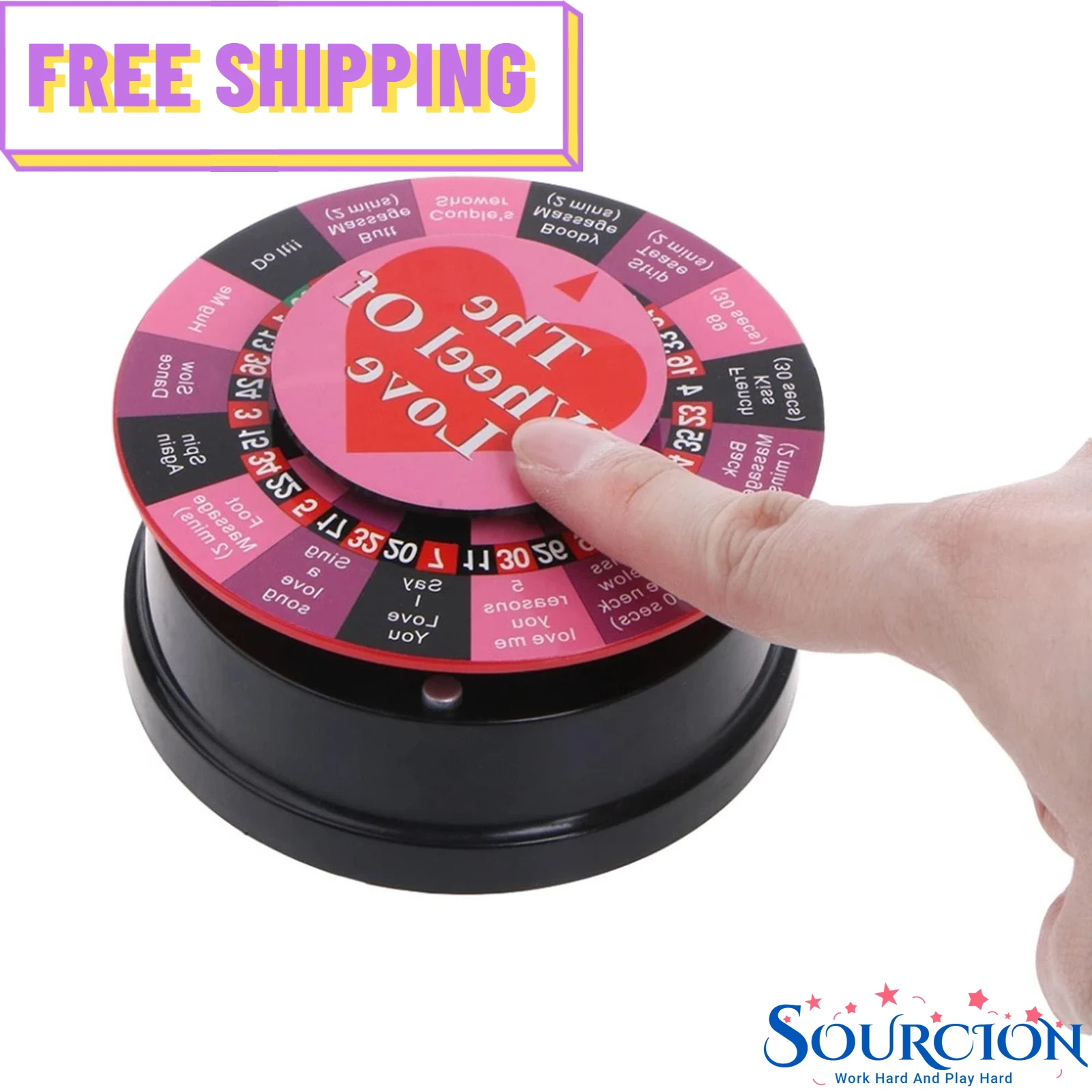
SWT Hot Sale Couples Fun Romantic Automatic Electric Turntable SM Table Game Adults Sex Toy Turntable Funny Romantic Adult Games 
