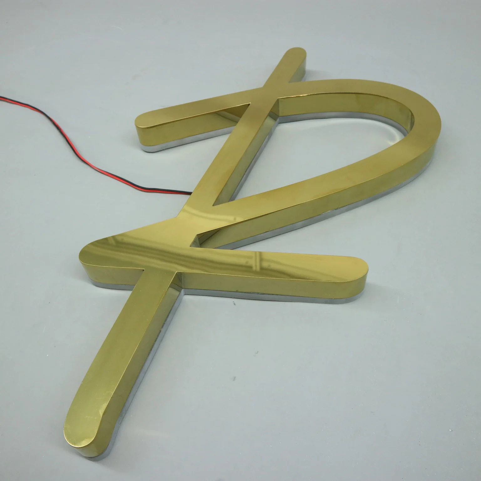Business 3D Letter for Shop Sign Logo Luminous Building Customized Business Sign Logo Outdoor Storefront LED Channel Letter