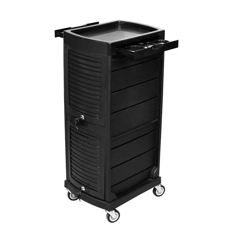 Hair Salon Tool Cart Multifunctional Tool Cabinet Beauty Barber Shop Hair Stylist Salon Trolley F-080