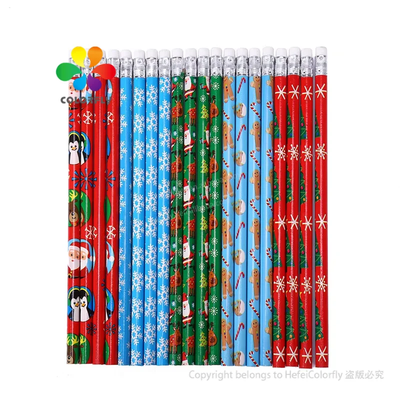 Wholesale Fruit Scented HB Pencils Student Standard Pencil Custom Logo Printed Wooden Pencil with Eraser