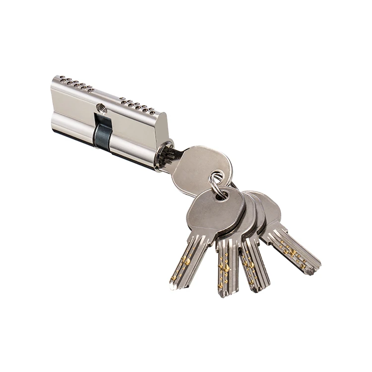 Cheap Double Open Lock Cylinder 70mm Door Lock Cylinder With Key