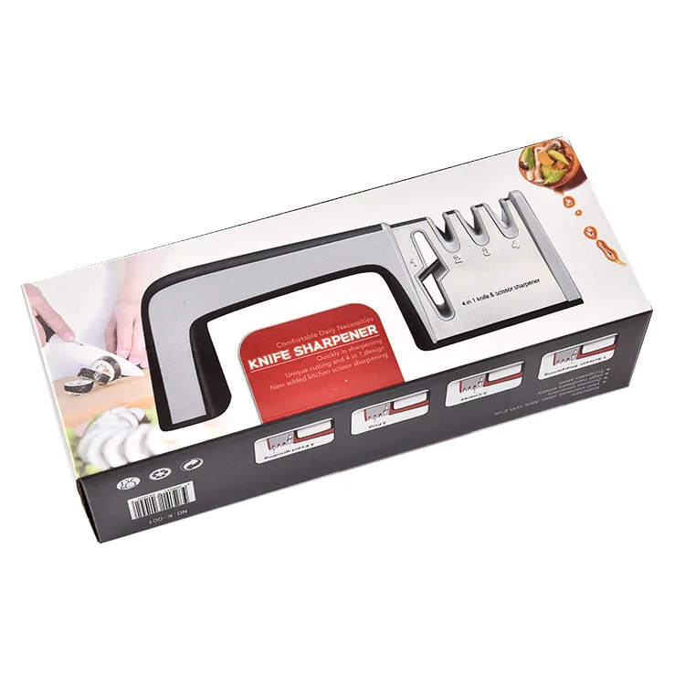 Professional Knife Sharpener 4 Stages Kitchen Sharpening Stone Grinder scissors knives Whetstone Ceramic Sharpener Tool