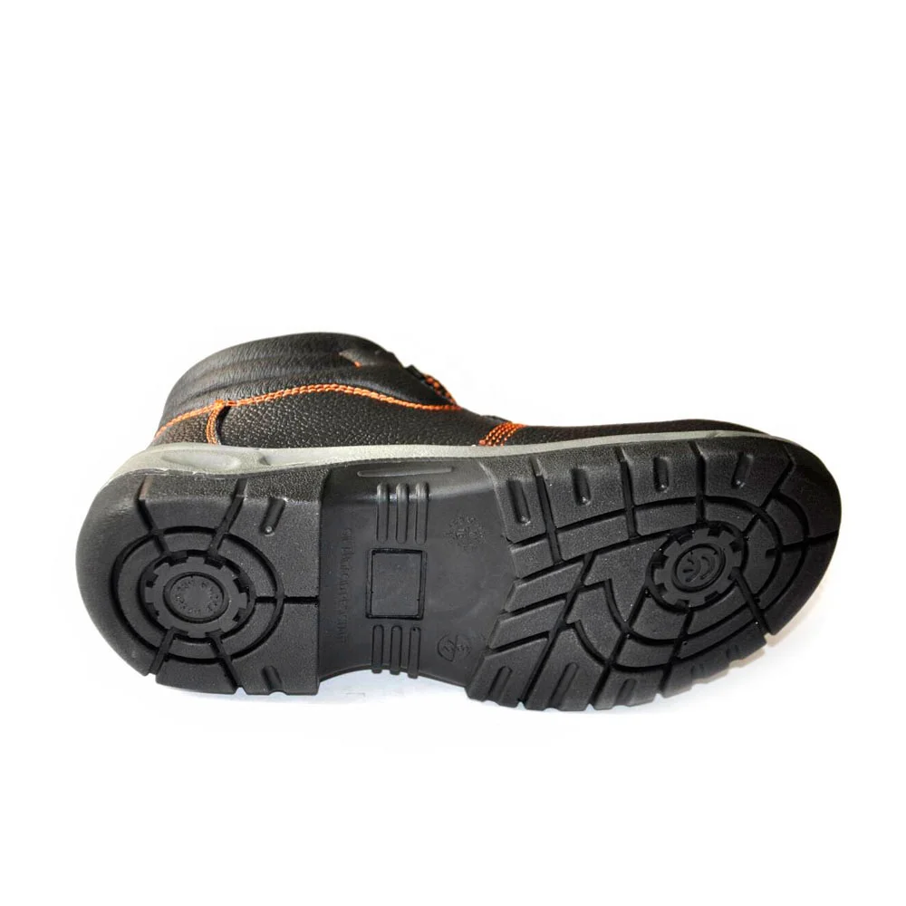 Embossed cow leather Low Cut Steel toecap safety shoes foot protection