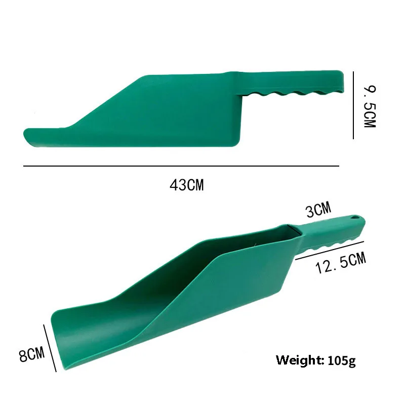 Garden Hand Tools Leaf Cleaning Spoon Plastic Garden Gutter Cleaner Scoop Plastic Shovel for Home and Garden