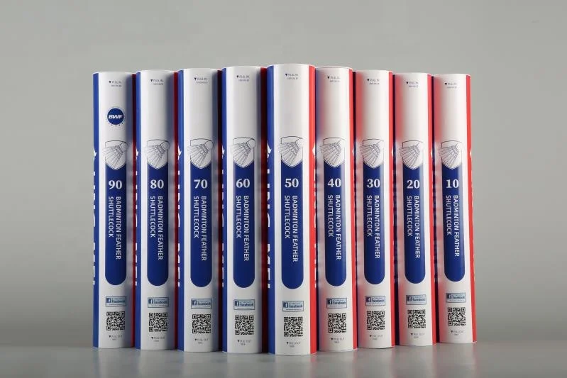 Lingmei 80 Shuttle cock Goose Feather Badminton Shuttlecock Tournament Grade