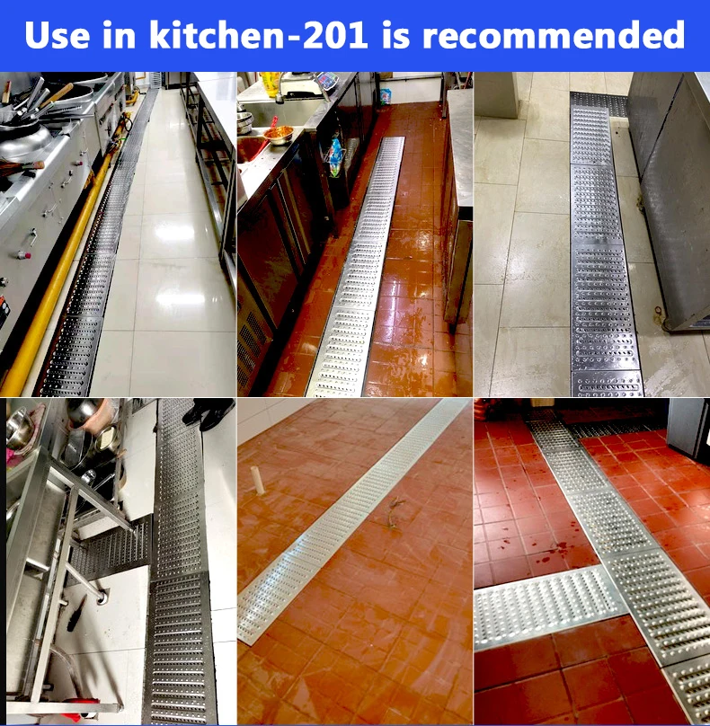 Factory direct sales SUS304 outdoor road drainage cover floor sewage tank manhole rain-drain grate cover