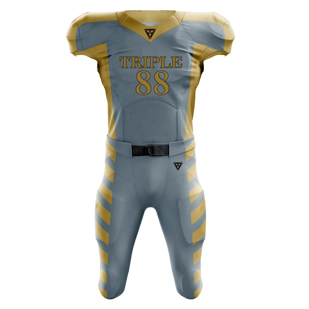 Factory wholesale high quality custom logo sublimated american football jersey uniforms