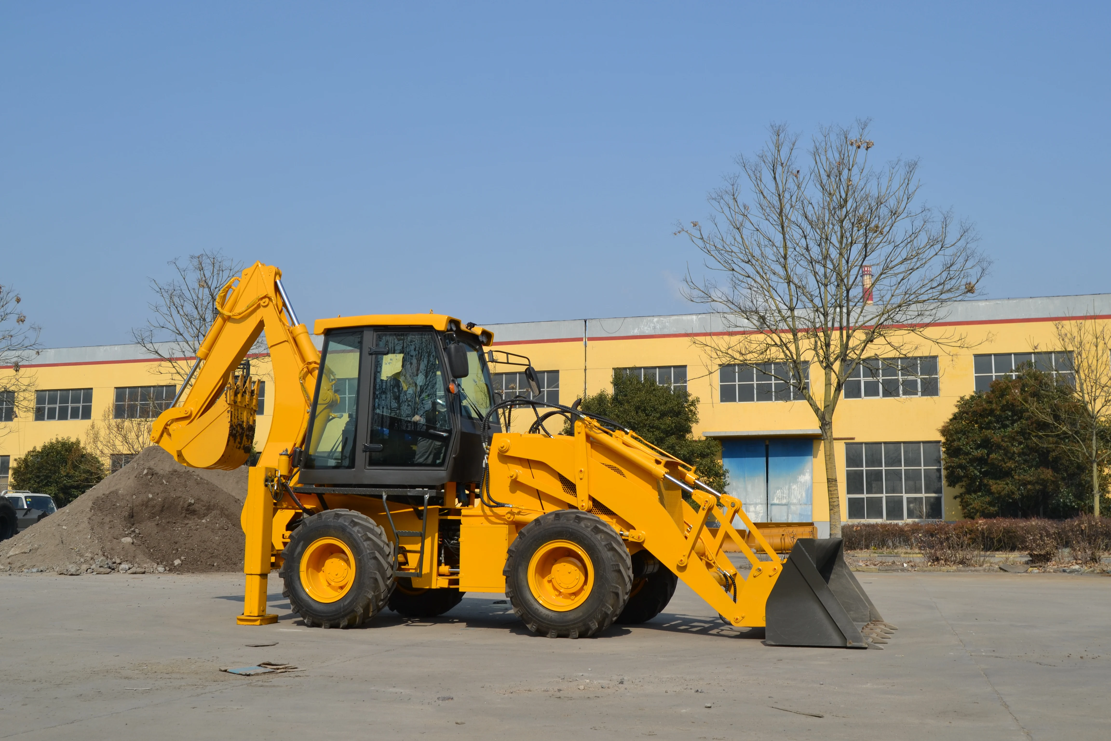 Factory price 4x4 mini front loader/ backhoe wz30-25 backhoe loaders for sale