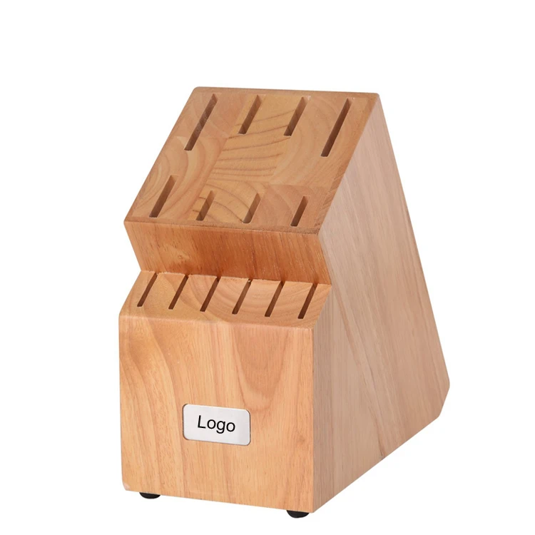 Premium quality Metal handle 15 Piece Large Knife set Kitchen with wooden block and steak knifes