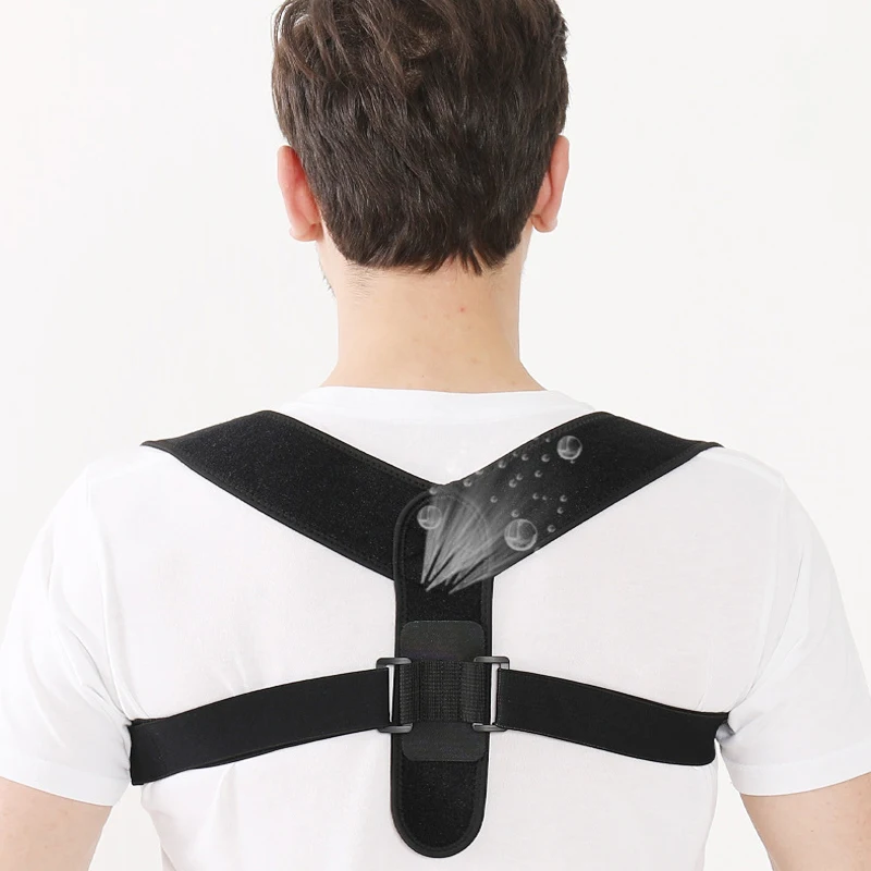 Hot selling improved adjustable back posture corrector for women and men lower back