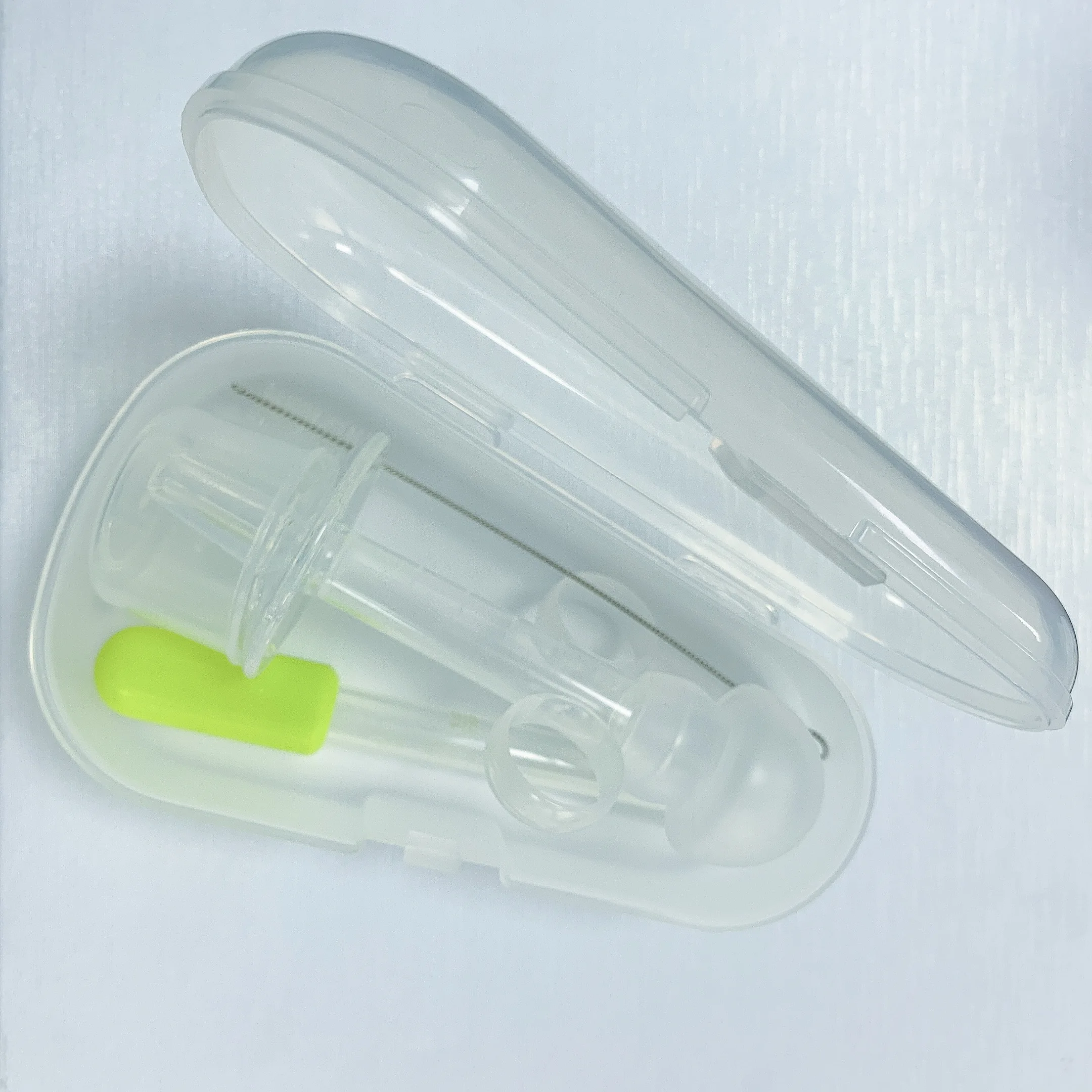 Factory Supply Baby Products Double Hole Syringe Baby Feeder Anti leak And Anti choke Silicone Drip Feeder Set