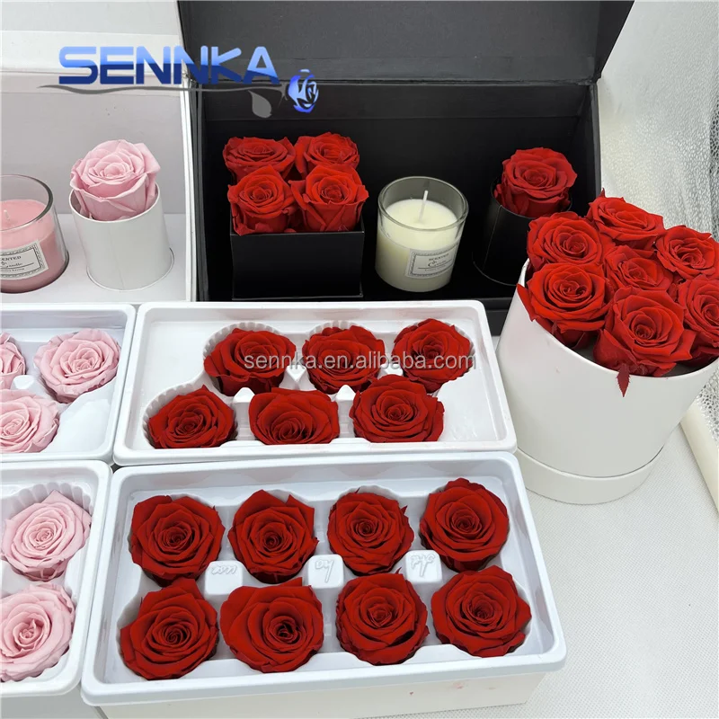  wholesale Preserved Roses 4-5cm size