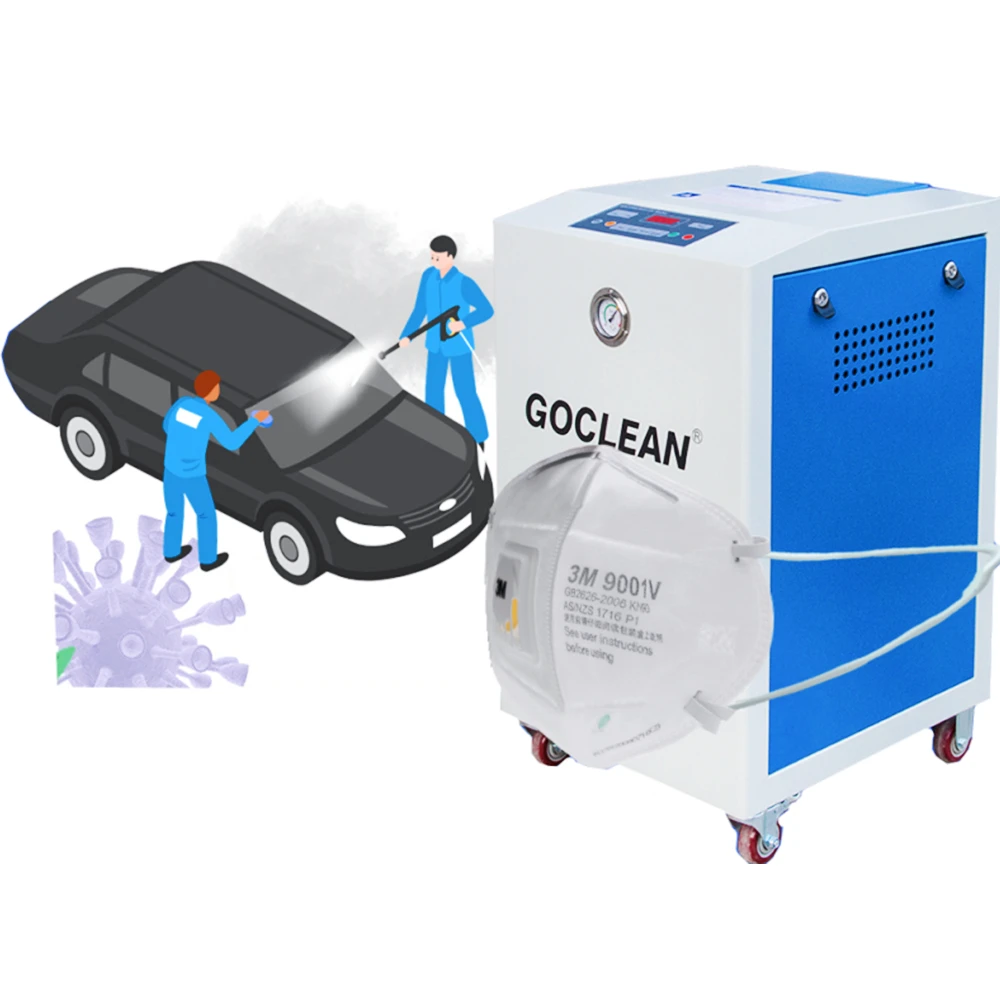Пароочиститель Goclean мойка автомобилей автомойка Одобрено CE оптовая продажа мобильное оборудование для мойки