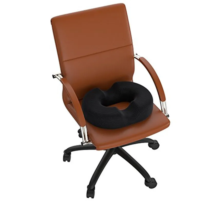 Coccyx Orthopedic Comfort Donut Cushion for Hemorrhoids Memory Foam Donut Seat Cushion