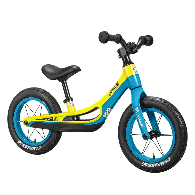 2021 Montasen 12' Magnesium Kids Balance Bike Baby Balance Bicycle With Unique Design