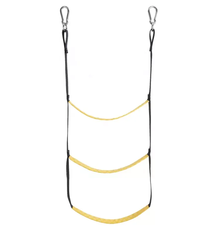 Yacht inflatable boat special rope ladder marine accessories nylon three-section ladder