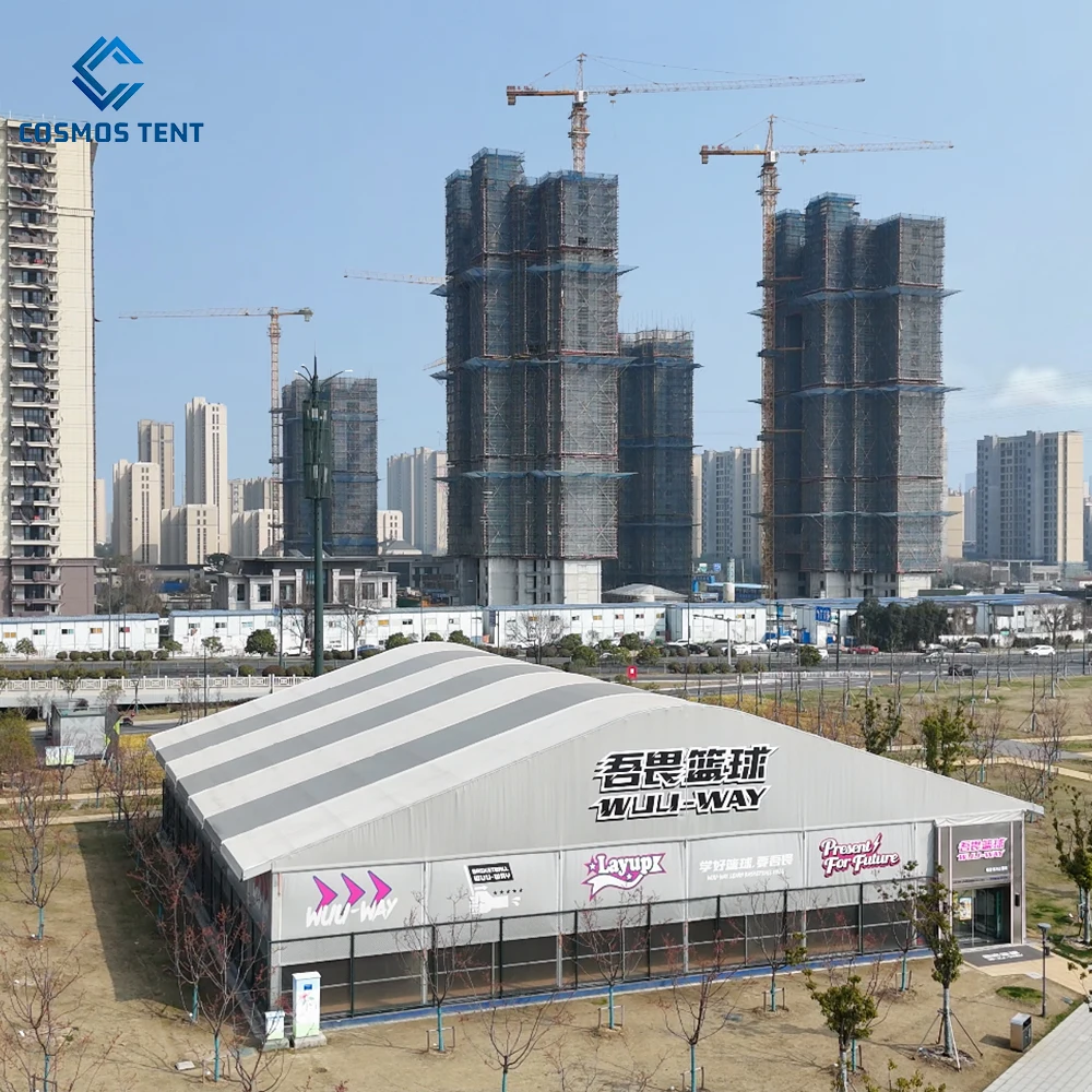 Marathon Event Tent Outdoor Basketball Court Tent Temporary Event Tent Build