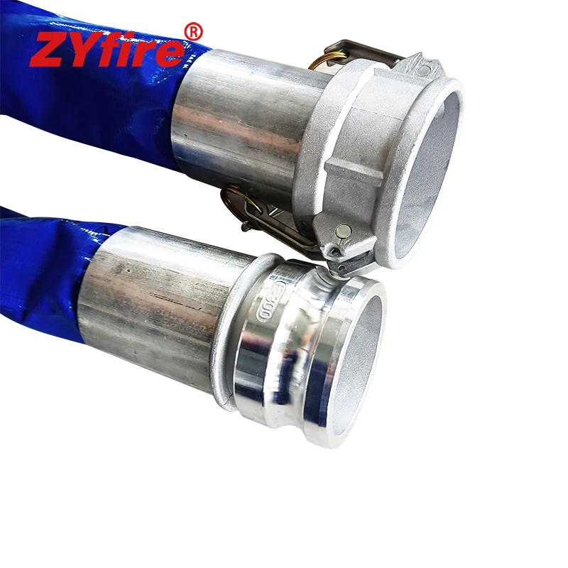 ZYfire 1.5 inch Flexible Factory PVC Water discharge layflat agricultural Hose for Farm Irrigation
