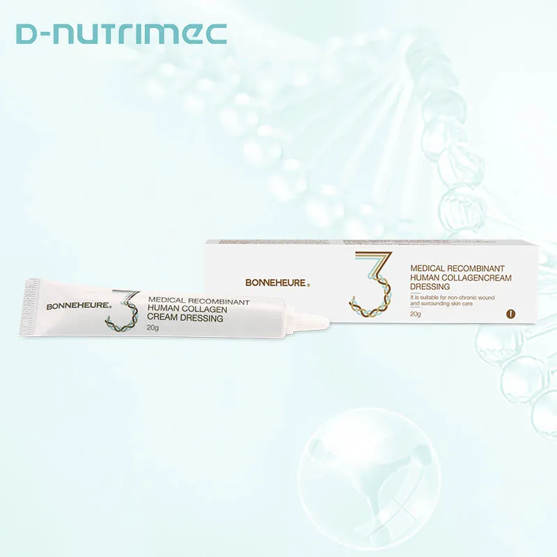 Plastic Surgery Medical Grade Humanized Type III Collagen Sterile Care Repair Dressings Cream for PMU Microblading Aftercare