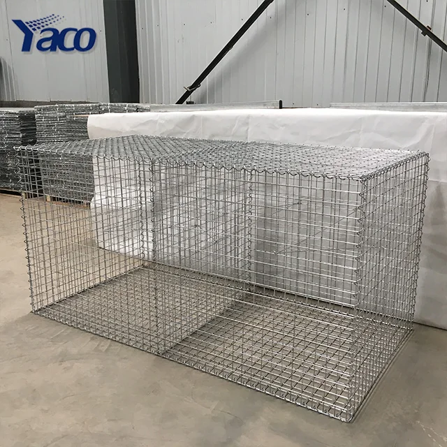 50x50x150cm 4mm welded gabion box cage for Landscaping