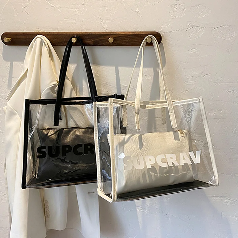 Fashion trends ladies bags ladies handbag luxury purses and handbags Pvc Transparent Tote bags women handbags ladies