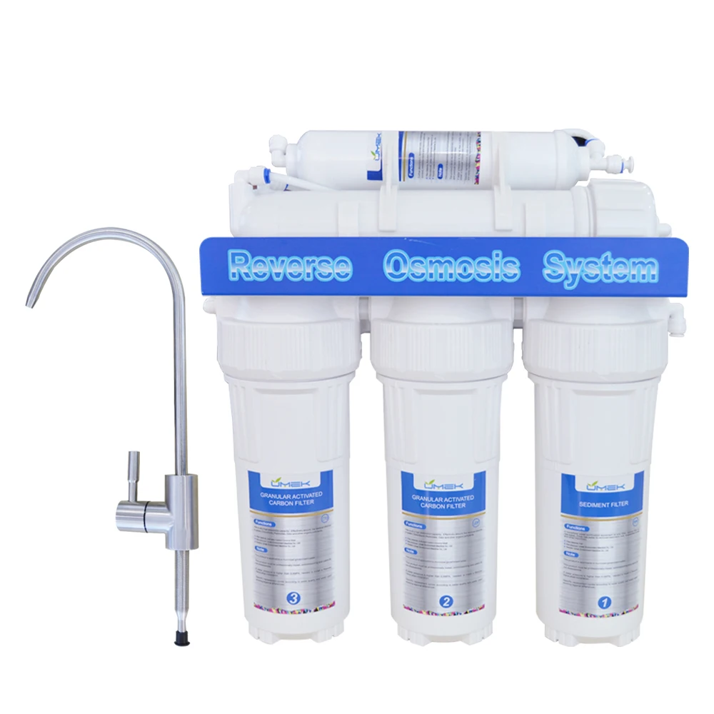 Household 6 stages RO system with PP CTO GAC Ro membrane