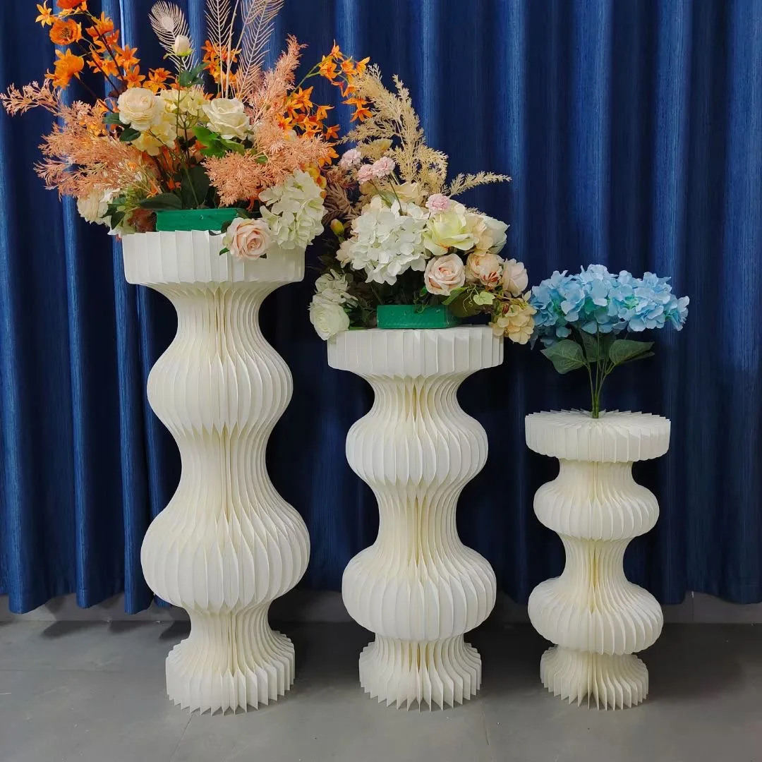 WHOLESALE Roman Folding paper dessert cake table background for wedding decoration party events baby shower