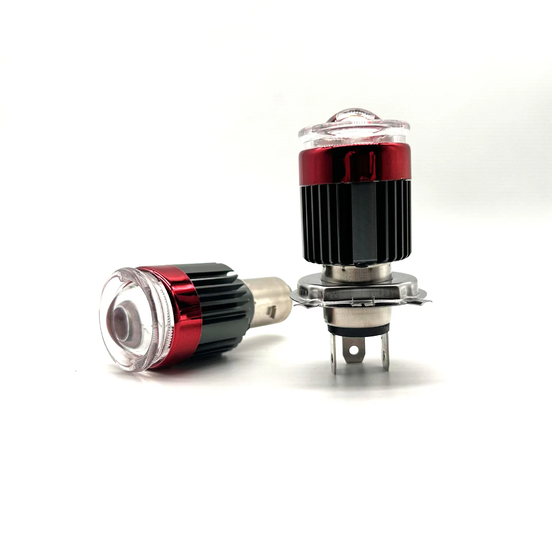 Motorcycle Led lights built-in headlights electric car lens spotlights near and far light one demon eye modified bulb