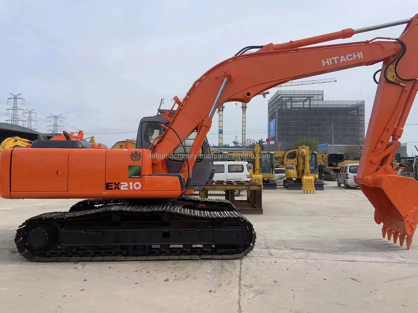 90% новинка Лидер продаж подержанная ZX210W-3 техника Hitachi 210w/hitachi Высокоэффективная низкочасовая работа используется экскаватор для продажи