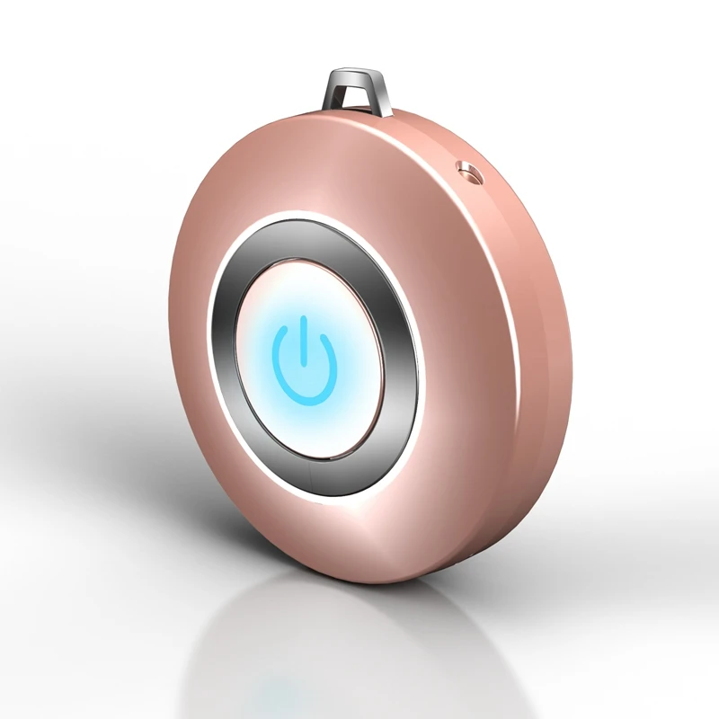 Rechargeable Negative Ion Wearable Personal Necklace Air Purifier