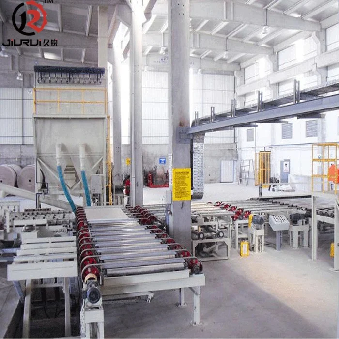 High-output paper faced Fully Automatic Plasterboard Building Materials Manufacturing Machine Production Line